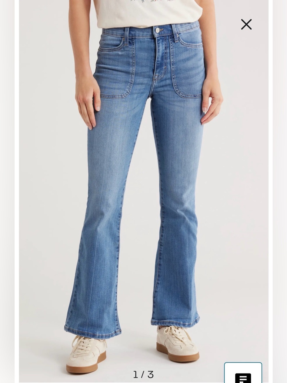 NWOT- Lucky Brand High Rise Stevie Flare Jeans, Runaway, size 0/25